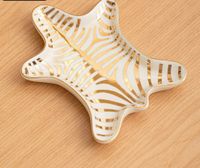 Cute Star Ceramics Plate 1 Piece sku image 1