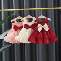 Princess Solid Color Cotton Girls Dresses main image 5