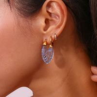 Simple Style Geometric Stainless Steel Earrings 1 Pair main image 4