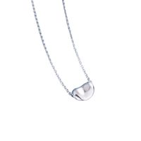 Sterling Silver Simple Style Geometric Plating Pendant Necklace main image 4