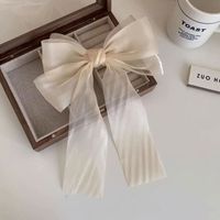 Women's Sweet Bow Knot Gauze Hair Clip sku image 3