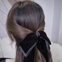 Women's Sweet Bow Knot Cloth Handmade Hair Claws sku image 1