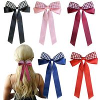 Women's Simple Style Bow Knot Polyester Hair Clip main image 1