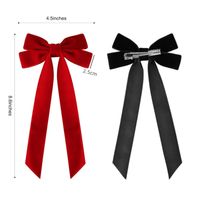 Women's Sweet Bow Knot Flannel Hair Clip main image 2