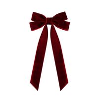 Women's Sweet Bow Knot Flannel Hair Clip sku image 8