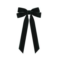 Women's Sweet Bow Knot Flannel Hair Clip sku image 9