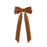Women's Sweet Bow Knot Flannel Hair Clip sku image 7