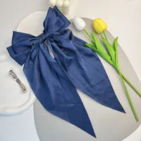 Women's Sweet Bow Knot Satin Hair Clip sku image 4