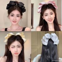 Women's Sweet Bow Knot Cloth Acetic Acid Sheets Handmade Hair Clip main image 5