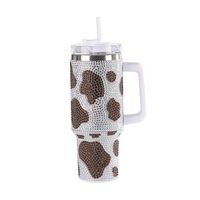 Pastoral Multicolor Cow Pattern Stainless Steel Water Bottles 1 Piece main image 2