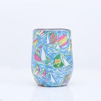 Pastoral Cartoon Flower Stainless Steel Water Bottles 1 Piece sku image 16