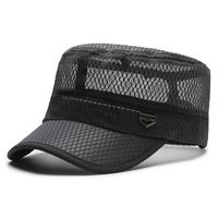 Unisex Simple Style Solid Color Hollow Out Curved Eaves Baseball Cap sku image 4