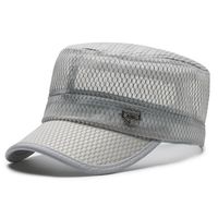 Unisex Simple Style Solid Color Hollow Out Curved Eaves Baseball Cap sku image 2