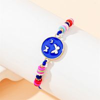 Simple Style Butterfly Alloy Soft Clay Beaded Women's Drawstring Bracelets main image 5