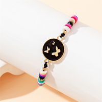 Simple Style Butterfly Alloy Soft Clay Beaded Women's Drawstring Bracelets main image 3