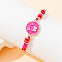 Simple Style Butterfly Alloy Soft Clay Beaded Women's Drawstring Bracelets main image 8
