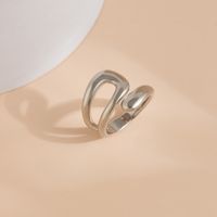 Wholesale Jewelry Simple Style Geometric Alloy Open Rings main image 4
