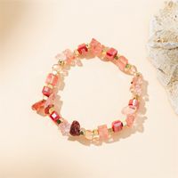 Einfacher Stil Runden Künstlicher Kristall Ein Naturstein Perlen Frau Armbänder main image 5
