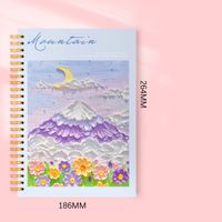 1 Piece Multicolor Class Learning School Paper Pastoral Notebook main image 5