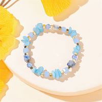 Simple Style Round Artificial Crystal Natural Stone Beaded Women's Bracelets sku image 5