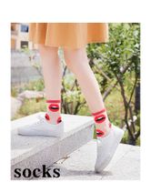 Simple Style Classic Style Color Block Nylon Crew Socks A Pair main image 2