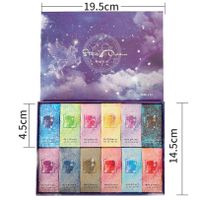 Fashion Starry Sky Signature Crystal Student Water Glass Dipping Ink Pen 1 Set sku image 7
