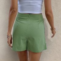 Women's Holiday Daily Casual Solid Color Shorts Button Shorts main image 4