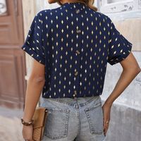 Women's Blouse Short Sleeve Blouses Printing Vacation Star main image 4