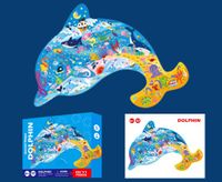 Puzzles Toddler(3-6Years) Animal Paper Toys sku image 2