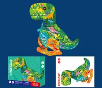 Puzzles Toddler(3-6Years) Animal Paper Toys sku image 1
