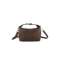 Women's Pu Leather Marble Classic Style Zipper Handbag sku image 5