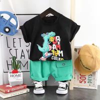 Simple Style Color Block Cotton Boys Clothing Sets sku image 10