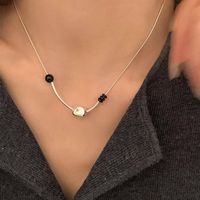 Copper Simple Style Irregular Geometric Plating Chain Necklace sku image 1