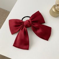 Women's Sweet Simple Style Bow Knot Cloth Flannel Handmade Hair Tie sku image 2