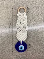 Simple Style Devil's Eye Cotton Thread Pendant Artificial Decorations sku image 1