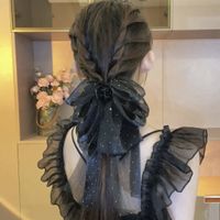 Women's Elegant Sweet Bow Knot Cloth Hair Claws main image 4