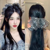Women's Sweet Simple Style Bow Knot Gauze Hair Clip main image 1