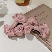 Women's Elegant Sweet Bow Knot Cloth Handmade Hair Clip sku image 2