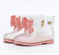 Women's Casual Solid Color Point Toe Rain Boots sku image 1