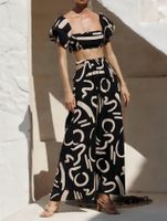 Daily Women's Streetwear Geometric Polyester Skirt Sets Skirt Sets main image 4