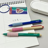 1 Set Color Block Class Learning Daily PVC Cute Gel Pen main image 4