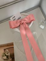 Women's Streetwear Bow Knot Cloth Ribbon Hair Clip sku image 2