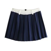 Summer Streetwear Solid Color Polyester Above Knee Skirts main image 3