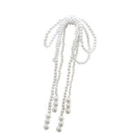 1 Piece Imitation Pearl Bow Knot Polished Accessory Material main image 4