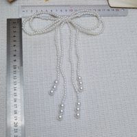1 Piece Imitation Pearl Bow Knot Polished Accessory Material main image 5