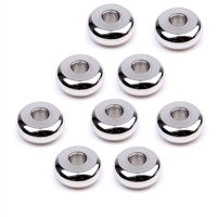 100 PCS/Package 304 Stainless Steel Solid Color Polished Spacer Bars main image 5