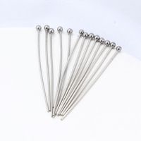 100 PCS/Package Stainless Steel Solid Color Tylostyle main image 2