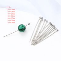 100 PCS/Package Stainless Steel Solid Color Tylostyle main image 3