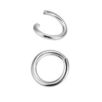 200 Pieces Per Pack 0.5*2.5 0.5 * 3mm 0.6 * 3mm Stainless Steel Round Polished Broken Ring main image 4