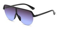 Casual Color Block Pc Toad Glasses Full Frame Women's Sunglasses sku image 3